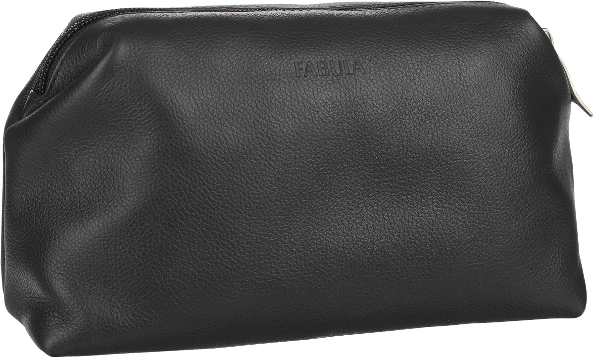 Косметичка Fabula Every Day, цвет: черный. KS.26.FPKS.26.FP Косметичка Fabula Every Day, цвет: черный. KS.26.FPKS.26.FPСтильная женская косметичка Fabula Every Day изготовлена из высококачественной натуральной кожи с фактурным тиснением. Косметичка имеет одно отделение, которое закрывается на застежку-молнию. Подкладка выполнена из полиэстера. Внутри имеются четыре открытых накладных кармашка на резинке. Женская косметичка Fabula Every Day - это стильный и полезный аксессуар для любой современной модницы. В косметичке поместится вся необходимая косметика, а благодаря компактным размерам ее всегда можно носить с собой в сумочке.