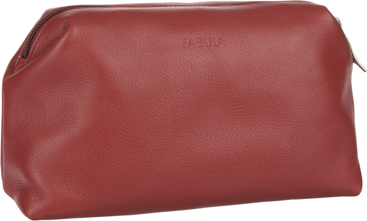 Косметичка Fabula Every Day, цвет: ягодный. KS.26.FPKS.26.FP Косметичка Fabula Every Day, цвет: ягодный. KS.26.FPKS.26.FPСтильная женская косметичка Fabula Every Day изготовлена из высококачественной натуральной кожи с фактурным тиснением. Косметичка имеет одно отделение, которое закрывается на застежку-молнию. Подкладка выполнена из полиэстера. Внутри имеются четыре открытых накладных кармашка на резинке. Женская косметичка Fabula Every Day - это стильный и полезный аксессуар для любой современной модницы. В косметичке поместится вся необходимая косметика, а благодаря компактным размерам ее всегда можно носить с собой в сумочке.