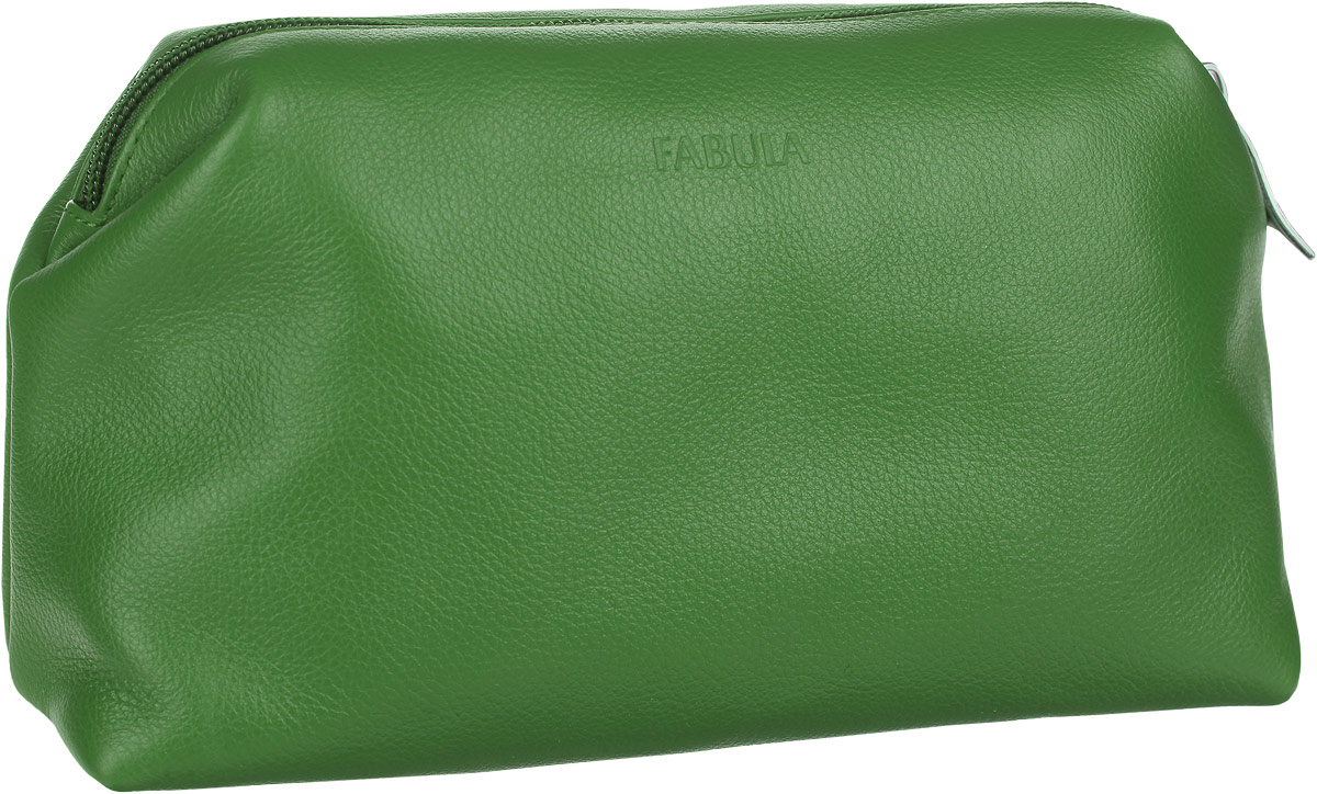 Косметичка Fabula Every Day, цвет: зеленый. KS.26.FPKS.26.FP Косметичка Fabula Every Day, цвет: зеленый. KS.26.FPKS.26.FPСтильная женская косметичка Fabula Every Day изготовлена из высококачественной натуральной кожи с фактурным тиснением. Косметичка имеет одно отделение, которое закрывается на застежку-молнию. Подкладка выполнена из полиэстера. Внутри имеются четыре открытых накладных кармашка на резинке. Женская косметичка Fabula Every Day - это стильный и полезный аксессуар для любой современной модницы. В косметичке поместится вся необходимая косметика, а благодаря компактным размерам ее всегда можно носить с собой в сумочке.