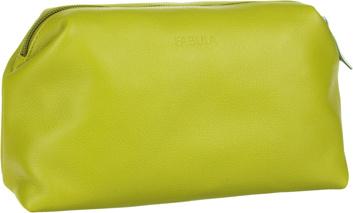 Косметичка Fabula Every Day, цвет: салатовый. KS.26.FPKS.26.FP Косметичка Fabula Every Day, цвет: салатовый. KS.26.FPKS.26.FPСтильная женская косметичка Fabula Every Day изготовлена из высококачественной натуральной кожи с фактурным тиснением. Косметичка имеет одно отделение, которое закрывается на застежку-молнию. Подкладка выполнена из полиэстера. Внутри имеются четыре открытых накладных кармашка на резинке. Женская косметичка Fabula Every Day - это стильный и полезный аксессуар для любой современной модницы. В косметичке поместится вся необходимая косметика, а благодаря компактным размерам ее всегда можно носить с собой в сумочке.