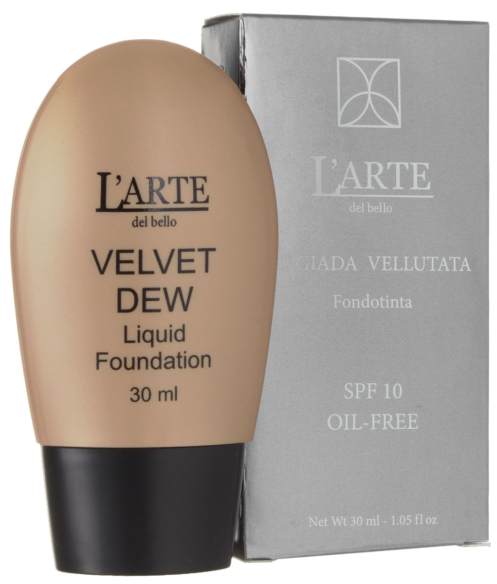 Larte del bello Тональный крем Rugiada Vellutata, тон 03 Crema, 30 мл2003 Larte del bello Тональный крем Rugiada Vellutata, тон 03 Crema, 30 мл2003Тональный крем от Larte del bello Rugiada Vellutata предназначен для сухой, нормальной и требовательной кожи. Обеспечивает идеальное покрытие, долго держится - создает и поддерживает идеальный легкий макияж на весь день. Имеет действие Анти-пятна, которое гарантируется синергетическим эффектом витаминов С, Е и высоким уровнем SPF. После нанесения крема кожа становится нежной как вельвет, имеет ухоженный вид. В составе формулы крема имеется масло авокадо, которое является активным увлажнителем. Оно способно генерировать синтез коллагена и содержит много питательных веществ. Витамин Е - естественный антиоксидант, защищает клеточную мембрану от свободных радикалов и ультрафиолетовых лучей. Витамин С так же как и витамин Е является естественным антиоксидантом, необходим для синтеза строительного материала кожи - коллагена и эластана, усиливает действие витамина Е, предотвращает ломкость сосудов и многое другое. Такой насыщенный состав крема делает его просто кладезью...