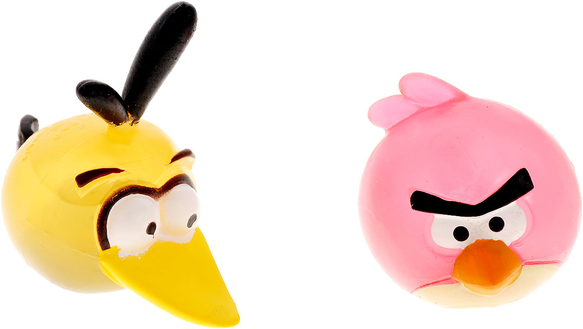 Angry Birds Игрушка-мялка цвет желтый розовый 2 шт50281-0000012-04/1129144 Angry Birds Игрушка-мялка цвет желтый розовый 2 шт50281-0000012-04/1129144Игрушка-мялка Angry Birds - это антистрессовая игрушка-мялка, выполненная в виде персонажа всеми любимой игры Angry Birds. Игрушка сделана из мягкой резины, внутри которой находится жидкий наполнитель, благодаря чему она легко изменяет форму и структуру при приложении к ней физической силы, а затем принимает первоначальный вид. В набор входят 2 птички-мялки.
