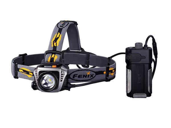 Фонарь налобный Fenix HP30 серыйHP30g Фонарь налобный Fenix HP30 серыйHP30gНалобный фонарь Fenix HP30 CREE XM-L2 работает на основе новейшего светодиода XM-L2 со сроком эксплуатации 50 000 часов. Максимальная мощность его светового потока составляет 900 люмен. Пользователям доступны 5 различных уровней яркости и специальный режим SOS для подачи сигналов. Turbo: 900 люмен; High: 500 люмен / 3 часа 50 минут; Mid: 200 люмен / 12 часов; Low: 65 люмен / 32 часа 40 минут; Eco: 4 люмен / 300 часов; SOS. Дальность светового потока этого фонаря достигает 233 м. Этого достаточно для создания комфортного уровня освещения даже в густом тумане или в подземной пещере. Выносной батарейный отсек фонаря Fenix HP30 CREE XM-L2 рассчитан на 2 аккумулятора типа 18650 или 4 формата CR123A. Его можно как разместить на системе ремешков на голову, так и прикрепить на поясной ремень или положить в карман. Более того, в конструкции батарейного блока предусмотрен разъем USB, через который от фонаря можно заряжать другие...