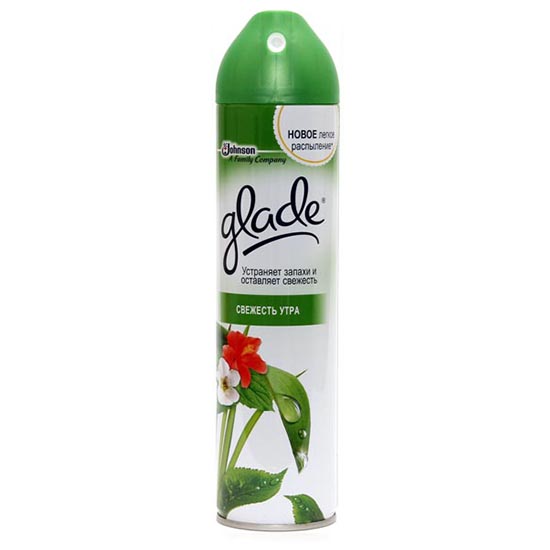 Освежитель воздуха Glade Свежесть утра, 300 мл669148 Освежитель воздуха Glade Свежесть утра, 300 мл669148Содержит высококачественные натуральные ароматизаторы. Быстро и эффективно устраняет неприятные запахи. Безопасен для окружающей среды и здоровья человека - не содержит хлорфторуглеродов.