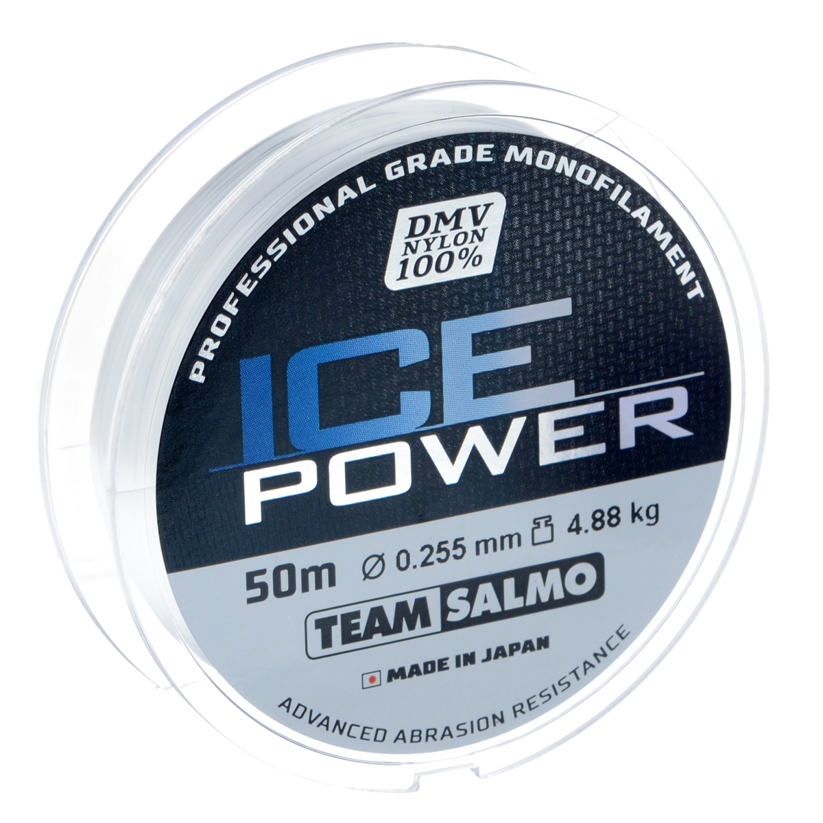Леска монофильная Team Salmo Ice Power, сечение 0,255 мм, длина 50 мTS4924-025 Леска монофильная Team Salmo Ice Power, сечение 0,255 мм, длина 50 мTS4924-025Team Salmo Ice Power - это леска последнего поколения, идеально калиброванная по всей длине, с точностью, определяемой до третьего знака. Материал, из которого изготовлена леска, обладает повышенной абразивной устойчивостью и не взаимодействует с водой, поэтому на морозе не теряет своих физических свойств, что значительно увеличивает срок ее службы. У лески отсутствует память, поэтому в процессе эксплуатации она не деформируется. Низкий коэффициент растяжимости делает леску максимально чувствительной, при этом она практически незаметна для рыбы. Леска производится использованием самого высококачественного сырья и новейших технологий.