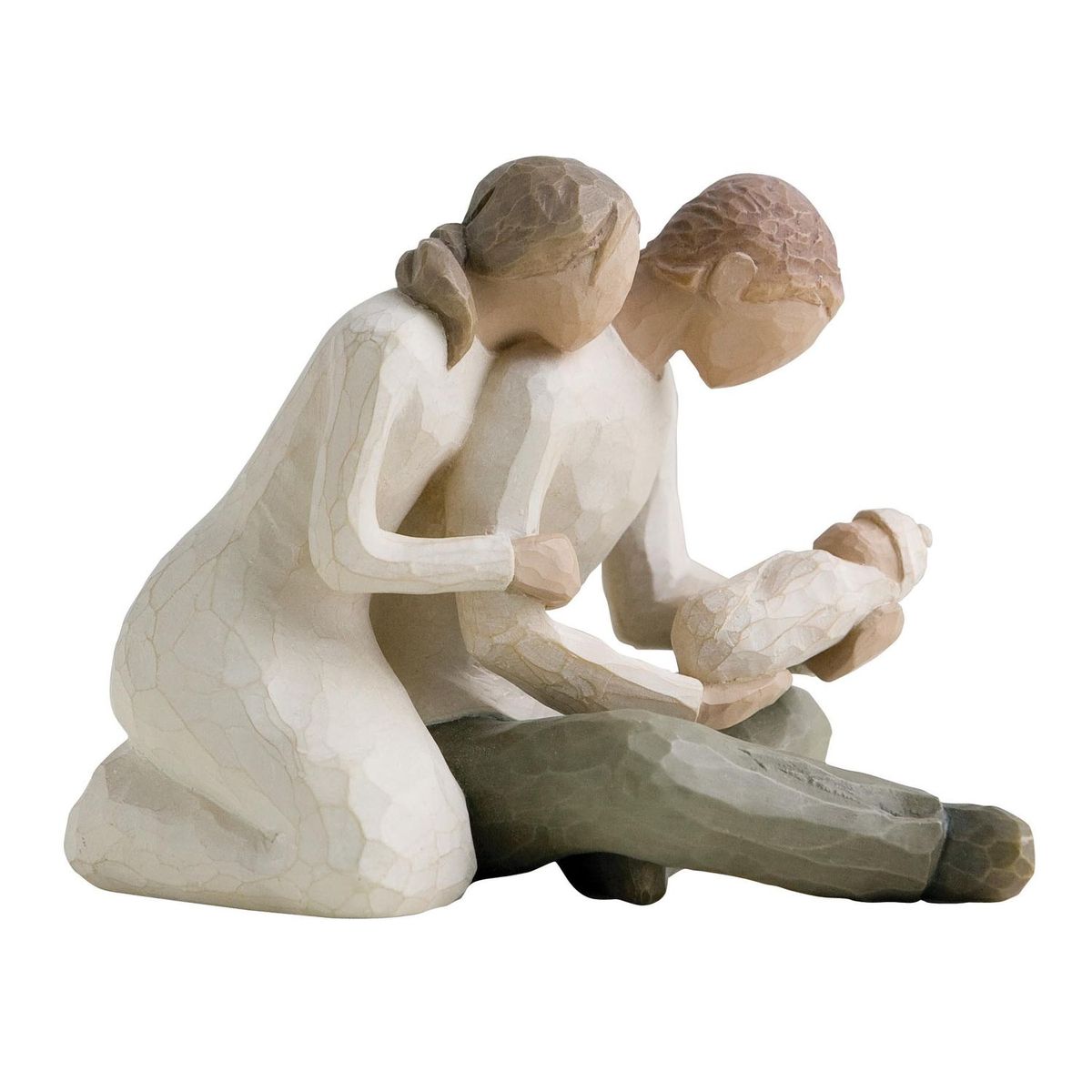 Фигурка Willow Tree Новая жизнь, 12,5 см26029 Фигурка Willow Tree Новая жизнь, 12,5 см26029Эти прекрасные статуэтки созданы канадским скульптором Сьюзан Лорди. Каждая фигурка – это настоящее произведение искусства, образная скульптура в миниатюре, изображающая эмоции и чувства, которые помогают нам чувствовать себя ближе к другим, верить в мечту, выражать любовь. Каждая фигурка помещена в красивую упаковку. Купить такой оригинальный подарок, значит не только украсить интерьер помещения или жилой комнаты, но выразить свое глубокое отношение к любимому человеку. Этот прекрасный сувенир будет лучшим подарком на день ангела, именины, день рождения, юбилей. Материал: Искусственный камень (49% карбонат кальция мелкозернистой разновидности, 51% искусственный камень)