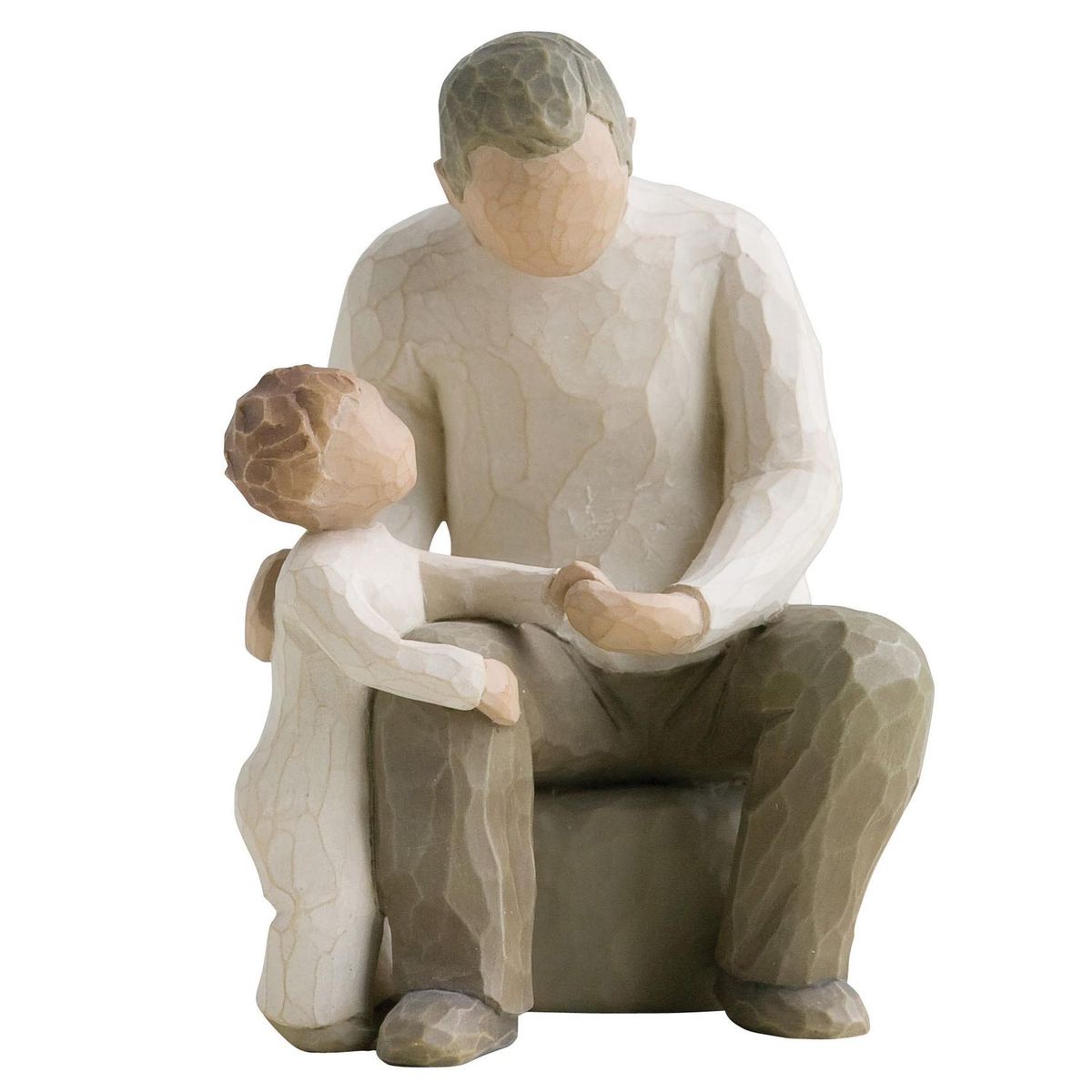 Фигурка Willow Tree Дедушка, 14 см26058 Фигурка Willow Tree Дедушка, 14 см26058Эти прекрасные статуэтки созданы канадским скульптором Сьюзан Лорди. Каждая фигурка – это настоящее произведение искусства, образная скульптура в миниатюре, изображающая эмоции и чувства, которые помогают нам чувствовать себя ближе к другим, верить в мечту, выражать любовь. Каждая фигурка помещена в красивую упаковку. Купить такой оригинальный подарок, значит не только украсить интерьер помещения или жилой комнаты, но выразить свое глубокое отношение к любимому человеку. Этот прекрасный сувенир будет лучшим подарком на день ангела, именины, день рождения, юбилей. Материал: Искусственный камень (49% карбонат кальция мелкозернистой разновидности, 51% искусственный камень)