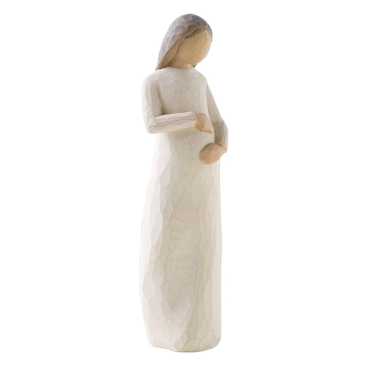 Фигурка Willow Tree В ожидании чуда, 21 см26082 Фигурка Willow Tree В ожидании чуда, 21 см26082Эти прекрасные статуэтки созданы канадским скульптором Сьюзан Лорди. Каждая фигурка – это настоящее произведение искусства, образная скульптура в миниатюре, изображающая эмоции и чувства, которые помогают нам чувствовать себя ближе к другим, верить в мечту, выражать любовь. Каждая фигурка помещена в красивую упаковку. Купить такой оригинальный подарок, значит не только украсить интерьер помещения или жилой комнаты, но выразить свое глубокое отношение к любимому человеку. Этот прекрасный сувенир будет лучшим подарком на день ангела, именины, день рождения, юбилей. Материал: Искусственный камень (49% карбонат кальция мелкозернистой разновидности, 51% искусственный камень)