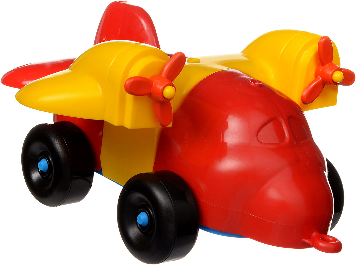 Bauer toys Игрушка-каталка Самолет284_красный, желтый Bauer toys Игрушка-каталка Самолет284_красный, желтыйИгрушка-каталка Bauer Самолет обязательно привлечет внимание вашего малыша. Игрушка состоит из нескольких крупных элементов разных цветов, из которых можно собрать самолет на колесиках. Также в комплект входит веревочка, которую можно привязать к игрушке, чтобы ребенок мог катить ее за собой. Игрушка выполнена из высококачественного пластика с использованием пищевых красителей. С такой игрушкой ваш ребенок весело проведет время, играя на детской площадке или в песочнице. А процесс сборки игрушки-конструктора поможет малышу развить мелкую моторику пальчиков, внимательность и усидчивость. Порадуйте своего малыша такой чудесной игрушкой!