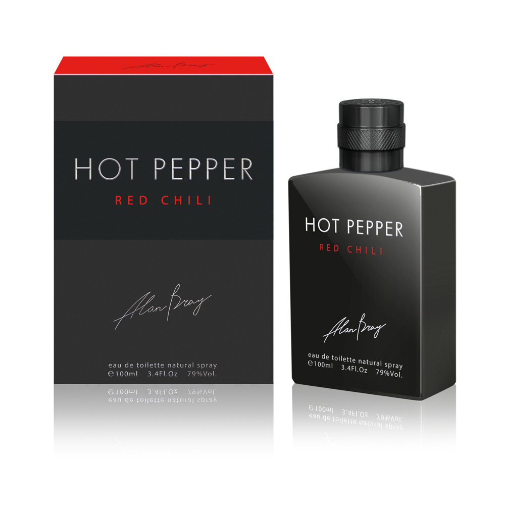 Hot Pepper Red Chili ТВ 100 мл 2015 Хот Пеппер Рэд2001011334 Hot Pepper Red Chili ТВ 100 мл 2015 Хот Пеппер Рэд2001011334Новый роскошный мужской аромат для тех, кто любит погорячее! Невероятно сексуальный, провокационный и мужественный аромат для страстных мужчин. Мужчины хотят быть похожими на него, а женщины – принадлежать ему. Классификация аромата : ориентальный. Пирамида аромата : Верхние ноты: лимон, бергамот. Ноты сердца: красный перец. Ноты шлейфа: мускус, ваниль, амбра. Ключевые слова Страстный, чувственный!