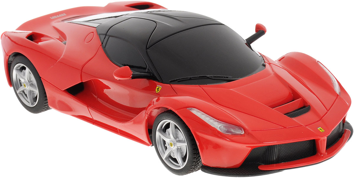 Rastar Радиоуправляемая модель Ferrari LaFerrari цвет красный масштаб 1:2448900_красный Rastar Радиоуправляемая модель Ferrari LaFerrari цвет красный масштаб 1:2448900_красныйРадиоуправляемая модель Rastar Ferrari LaFerrari станет отличным подарком любому мальчику! Все дети хотят иметь в наборе своих игрушек ослепительные, невероятные и крутые автомобили на радиоуправлении. Тем более, если это автомобиль известной марки с проработкой всех деталей, удивляющий приятным качеством и видом. Одной из таких моделей является автомобиль на радиоуправлении Rastar Ferrari LaFerrari. Это точная копия настоящего авто в масштабе 1:24. Возможные движения: вперед, назад, вправо, влево, остановка. Имеются световые эффекты. Пульт управления работает на частоте 27 MHz. Для работы игрушки необходимы 3 батарейки типа АА (не входят в комплект). Для работы пульта управления необходимы 2 батарейки типа АА (не входят в комплект).