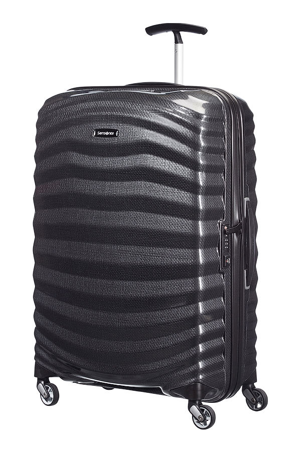 Чемодан Samsonite Lite-Shock Spinner 98V-09003, цвет: черный, 98,5 л98V-09003 Чемодан Samsonite Lite-Shock Spinner 98V-09003, цвет: черный, 98,5 л98V-09003Большой чемодан Samsonite 98V*003 Lite-Shock – это совокупность роскошного дизайна, невероятной легкости и высочайшего качества. Благодаря своим размерам, такой вместительный дорожный чемодан станет идеальным решением для семейного путешествия. Элитный чемодан Samsonite 98V*003 Lite-Shock выполнен из легендарного пластика Curv, который прославился по всему миру своей прочностью и минимальным весом. Насыщенные модные расцветки и привлекательная рельефная поверхность в виде морских волн делают чемодан неповторимым и запоминающимся! Дорожный чемодан Samsonite 98V*003 Lite-Shock идеален для продолжительных путешествий или поездок всей семьей. Четыре маневренных колеса и надежная телескопическая ручка сделают транспортировку стильного чемодана приятной и комфортной, даже в полностью нагруженном состоянии. Чемодан премиум-класса Samsonite 98V*003 Lite-Shock сделает вас успешным и состоятельным человеком в глазах окружающих. Купив пластиковый чемодан для ручной клади, вы по...
