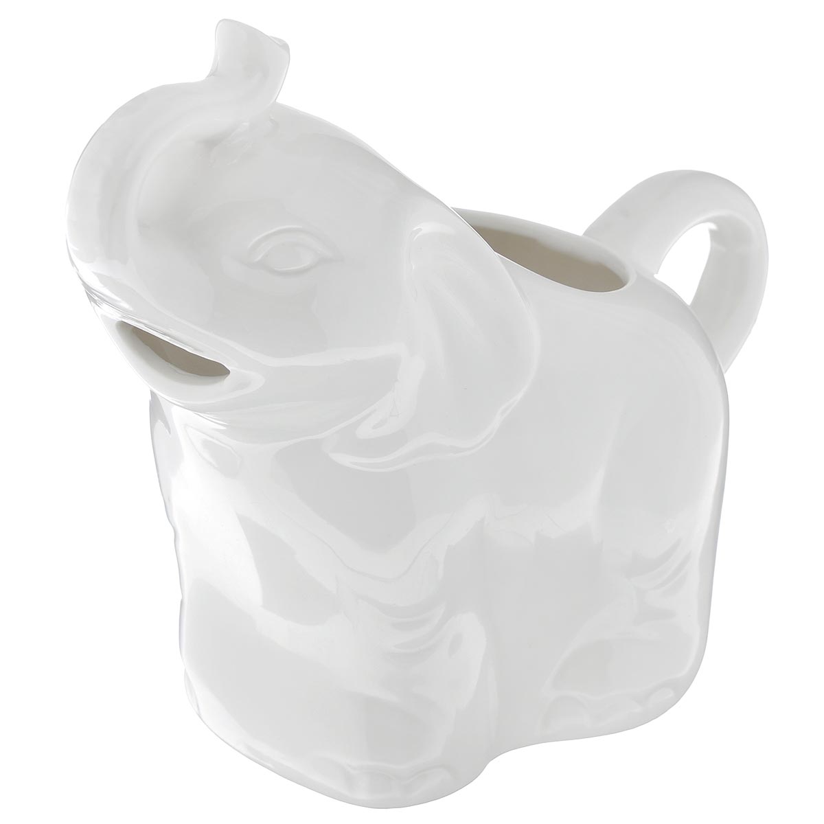 Молочник Walmer Elephant, цвет: белый, 200 млW10120014 Молочник Walmer Elephant, цвет: белый, 200 млW10120014Молочник Walmer Elephant, изготовленный из высококачественного фарфора в виде слона, предназначен для подачи сливок, соуса и молока. Элегантный молочник изящного, но в тоже время простого дизайна, станет прекрасным украшением стола к чаепитию. Размер молочника: 17 см х 6,5 см х 13 см. Диаметр горлышка молочника: 4 см. Объем молочника: 200 мл.