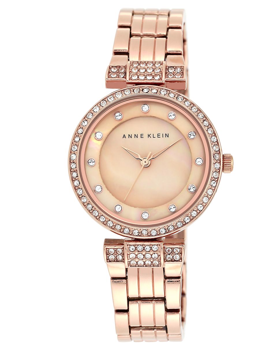 Наручные часы женские Anne Klein, цвет: розовый, коричневый. 1852 RMRG1852 RMRG Наручные часы женские Anne Klein, цвет: розовый, коричневый. 1852 RMRG1852 RMRGКорпус: металл, кристаллы, 32 мм, PVD покрытие, стекло: минеральное, браслет: металл, кристаллы, PVD покрытие, механизм: кварцевый, водозащита: 2 ATM