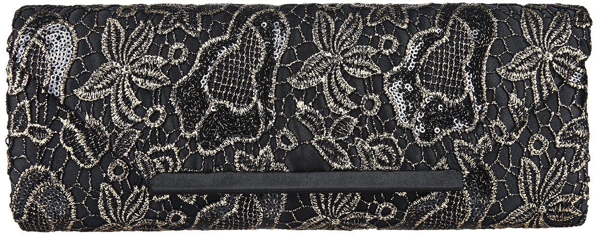 Клатч женский Eleganzza, цвет: черный, золотистый. ZZ-13288ZZ-13288 Клатч женский Eleganzza, цвет: черный, золотистый. ZZ-13288ZZ-13288Стильный женский клатч Eleganzza, выполненный из полиэстера, оформлен декоративным плетением с цветочным принтом и пайетками. Изделие имеет одно основное отделение, внутри которого имеется открытый накладной карман. Закрывается клатч на клапан с магнитной кнопкой. Модель оснащена плечевым ремнем в виде цепочки. Роскошный клатч внесет элегантные нотки в ваш образ и подчеркнет ваше отменное чувство стиля.