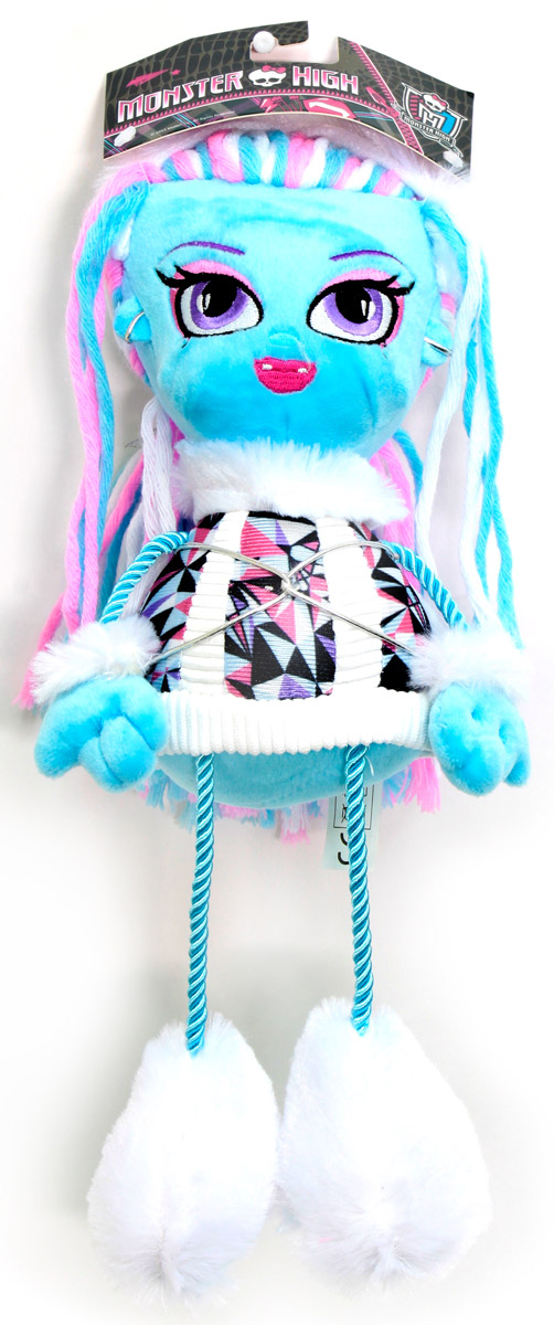 Monster High Кукла плюшевая ЭббиТ57416 Monster High Кукла плюшевая ЭббиТ57416Плюшевая кукла Monster High Эбби будет замечательным подарком для маленькой поклонницы Monster High. Очаровательная кукла с вышитым личиком и длинными волосами из пряжи одета в платье с отделкой из искусственного белого меха. На ножках пушистые белые унты. Ножки и ручки куклы выполнены из декоративного шнура. Размер в полный рост - 35 см.