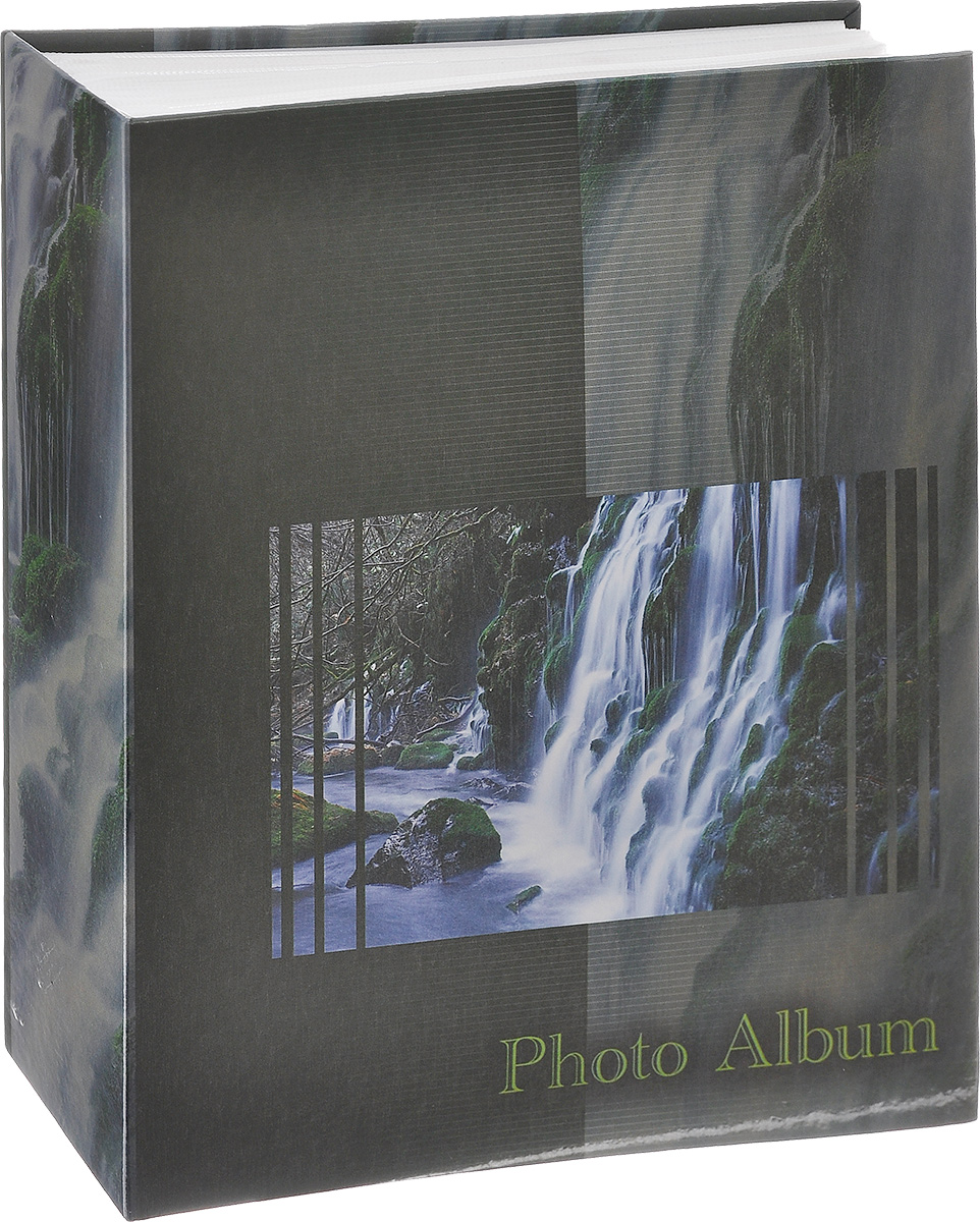 Фотоальбом Big Dog Waterfalls, цвет: темно-зеленый, 200 фотографий, 10 см х 15 см. 1113411134 AV46200_тем. зеленый с желтым Фотоальбом Big Dog Waterfalls, цвет: темно-зеленый, 200 фотографий, 10 см х 15 см. 1113411134 AV46200_тем. зеленый с желтымФотоальбом Big Dog Waterfalls поможет красиво оформить ваши фотографии. Обложка выполнена из толстого картона. Внутри содержится блок из 50 листов с фиксаторами-окошками из полипропилена. Альбом рассчитан на 200 фотографий формата 10 см х 15 см (по 2 фотографии на странице). Нам всегда так приятно вспоминать о самых счастливых моментах жизни, запечатленных на фотографиях. Поэтому фотоальбом является универсальным подарком к любому празднику. Количество листов: 50.