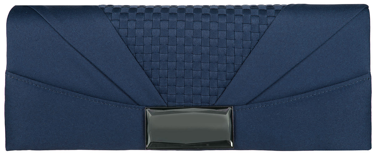Клатч женский Eleganzza, цвет: темно-синий. ZZ-4631ZZ-4631 Клатч женский Eleganzza, цвет: темно-синий. ZZ-4631ZZ-4631Стильный женский клатч Eleganzza выполнен из полиэстера. Изделие содержит одно отделение, закрывающееся на клапан с магнитной кнопкой. Клапан оформлен металлическим элементом со стеклянной вставкой. Внутри имеется открытый накладной карман. Модель оснащена плечевым ремнем в виде цепочки. Роскошный клатч внесет элегантные нотки в ваш образ и подчеркнет ваше отменное чувство стиля.