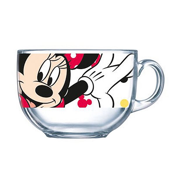 Бульонница Luminarc Oh, Minnie, 400 млH6443 Бульонница Luminarc Oh, Minnie, 400 млH6443Кружка-джамбо марки Luminarc, украшенная изображением очаровательной подружки знаменитого Микки Мауса, придется по душе любой девочке. Из яркой кружки с рисунком веселой мышки можно не только пить чай или сок, но есть мюсли, каши и салаты – если использовать ее как пиалу. Легкая кружка-джамбо с удобной ручкой станет любимой посудой малышки. Изготовленная из качественного ударопрочного антибактериального стекла, не содержащего токсинов, кружка прочна и безопасна для ребенка. Ее можно мыть в посудомоечной машине и использовать в микроволновой печи. Объем кружки: 400 мл.