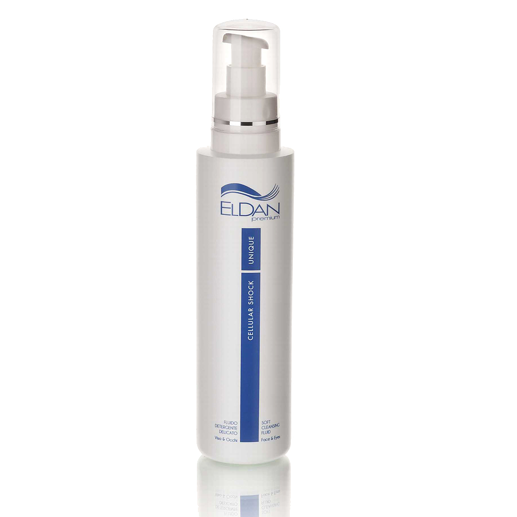 ELDAN cosmetics Универсальное очищающее средство- гель для лица Premium Cellular Shock, 250 млELD-39 ELDAN cosmetics Универсальное очищающее средство- гель для лица Premium Cellular Shock, 250 млELD-39предназначено для всех типов кожи, особенно для чувствительной, склонной к раздражениям и воспалениям. Эффективно очищает, не нарушая гидролипидный баланс и не пересушивая кожу. Благодаря экстрактам ромашки и календулы оказывает успокаивающее, противовоспалительное и бактерицидное действие; экстракт мальвы увлажняет, ускоряет клеточную пролиферацию, стимулирует синтез коллагена. После применения средство оставляет на коже ощущение свежести и чистоты.