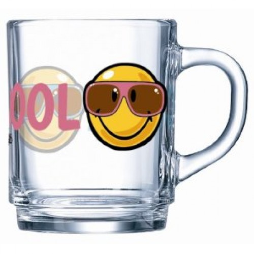 Кружка Luminarc Smiley World First, 250 млH4440 Кружка Luminarc Smiley World First, 250 млH4440Кружка Luminarc Smiley World First изготовлена из упрочненного стекла. Такая кружка прекрасно подойдет для горячих и холодных напитков. Она дополнит коллекцию вашей кухонной посуды и будет служить долгие годы. Объем кружки: 250 мл. Диаметр кружки (по верхнему краю): 7 см. Высота кружки: 9 см.