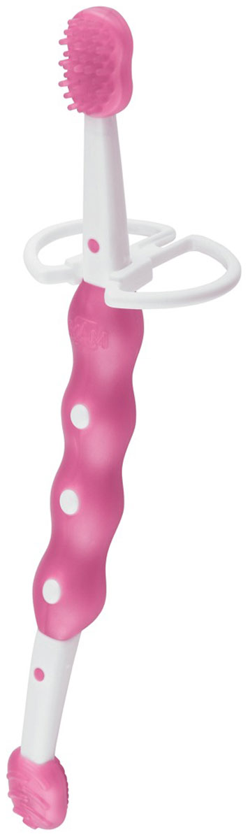 MAM Зубная щетка Massaging Brush от 3 месяцев цвет розовый15739278EXP/1 MAM Зубная щетка Massaging Brush от 3 месяцев цвет розовый15739278EXP/1Массажная зубная щетка МАМ Massaging Brush идеально подойдет для ухода за деснами малыша. Миниатюрная форма головки щетки создана специально для ротика малыша. Головки щетки имеют 4 различные структуры для полноценного ухода за полостью рта. Удлиненная форма ручки позволяет родителям и ребенку держаться за ручку одновременно, а эргономичная форма предотвращает скольжение. Товар сертифицирован.