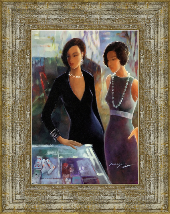 Монте-Карло вечером (Dominguez)17x22 D3371-414095 Монте-Карло вечером (Dominguez)17x22 D3371-414095Художественная репродукция картины Dominguez Monte Carlo Evening. Размер постера: 17 см х 22 см. Артикул: 17x22 D3371-414095. Изображение нанесено на чрезвычайно плотную основу (это не бумага и не картон) и обрамлено в багет. Технология изготовления арт-постеров подразумевает обязательную художественную ламинацию каждого изображения, что придает картине дополнительную ценность, а также защищает поверхность от загрязнения, повреждений (в том числе попыток помять, исцарапать изображение), влаги и ультрафиолетовых лучей. Так, например, наши арт-постеры совершенно спокойно перенесут не одну зиму в дачном или загородном доме. Ламинирование может значительно улучшить качество изображения. Использование пленок дает различную фактуру лицевой поверхности изображения (глянцевую, матовую, холщевую, ситцевую, льняную и другие). Например, при использовании глянцевых пленок изображение проявляется - краски становятся более контрастными и сочными. Технология...