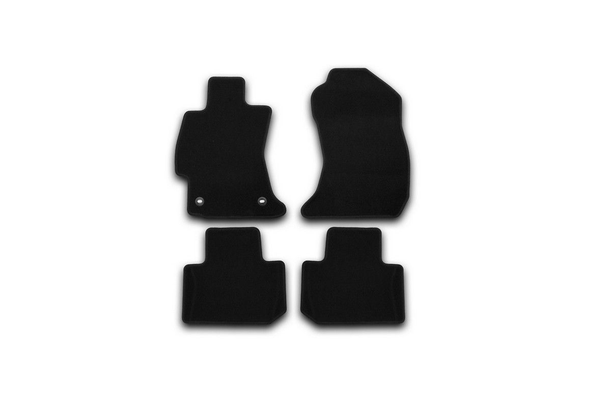 Набор автомобильных ковриков Klever для Subaru Forester 2013-, кроссовер, в салон, 4 шт. KVR01461901200kKVR01461901200k Набор автомобильных ковриков Klever для Subaru Forester 2013-, кроссовер, в салон, 4 шт. KVR01461901200kKVR01461901200kНабор автомобильных ковриков Klever, изготовленный из текстиля, состоит из 4 ковриков, которые учитывают все особенности каждой модели автомобиля и полностью повторяют контуры пола. Текстильные автомобильные коврики для салона произведены из высококачественного материала, который держит форму, прочный и не пачкает обувь. Коврики в салон не только улучшат внешний вид салона вашего автомобиля, но и надежно уберегут его от пыли, грязи и сырости, а значит, защитят кузов от коррозии. Текстильные коврики для автомобиля мягкие и приятные, а их основа из вспененного полиуретана не пропускает влагу. Ковры для автомобилей надежно крепятся на полу и не скользят, что очень важно во время движения. Чистятся коврики очень просто: как при помощи автомобильного пылесоса, так и различными моющими средствами. Набор подходит для Subaru Forester кроссовер с 2013 года выпуска.