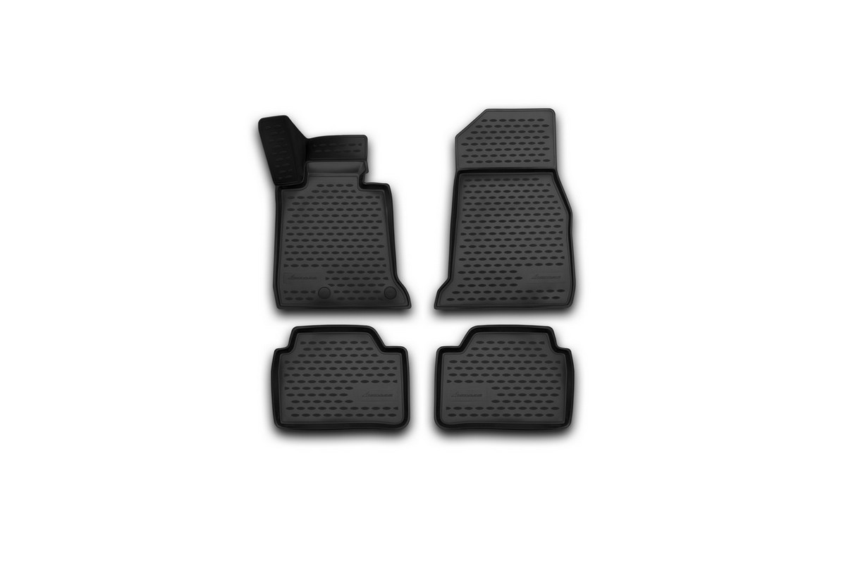 Коврики 3D в салон автомобиля Novline-Autofamily для BMW 1er (f20), 2011 -, 4 штNLC.3D.05.33.210k Коврики 3D в салон автомобиля Novline-Autofamily для BMW 1er (f20), 2011 -, 4 штNLC.3D.05.33.210kКоврики Novline-Autofamily улучшат внешний вид салона автомобиля и надежно уберегут его от пыли, грязи и сырости, а значит, защитят кузов от коррозии. Полиуретановые коврики гладкие, приятные и не пропускает влагу. Полиуретановые автомобильные коврики произведены из высококачественного материала, который держит форму и не пачкает обувь. Коврики надежно крепятся на полу и не скользят, что очень важно во время движения, особенно для водителя. Изделия из полиуретана надежно удерживают грязь и влагу, при этом всегда выглядят довольно опрятно. И чистится они очень просто: как при помощи автомобильного пылесоса, так и различными моющими средствами.