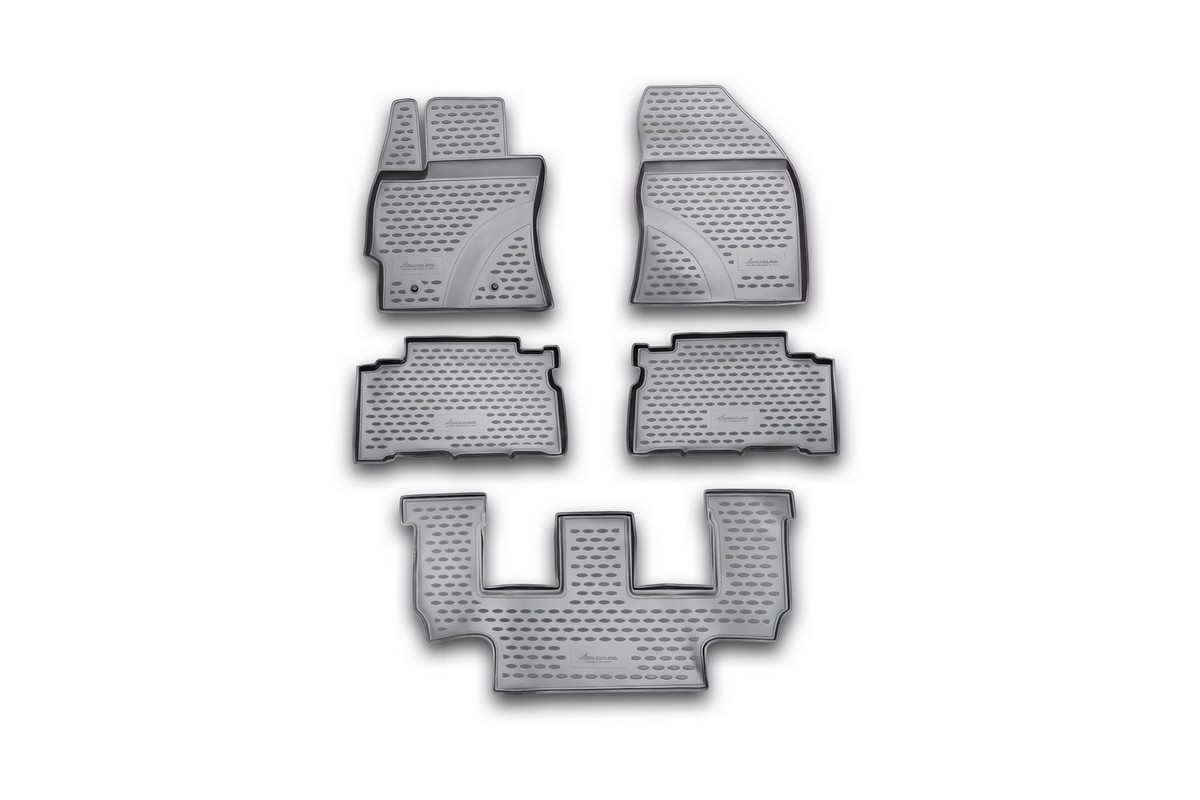 Коврики в салон TOYOTA Verso, 3 ряда 10/2009-2013, 5 шт. (полиуретан)NLC.48.20.210 Коврики в салон TOYOTA Verso, 3 ряда 10/2009-2013, 5 шт. (полиуретан)NLC.48.20.210Коврики в салон не только улучшат внешний вид салона вашего автомобиля, но и надежно уберегут его от пыли, грязи и сырости, а значит, защитят кузов от коррозии. Полиуретановые коврики для автомобиля гладкие, приятные и не пропускают влагу. Автомобильные коврики в салон учитывают все особенности каждой модели и полностью повторяют контуры пола. Благодаря этому их не нужно будет подгибать или обрезать. И самое главное — они не будут мешать педалям. Полиуретановые автомобильные коврики для салона произведены из высококачественного материала, который держит форму и не пачкает обувь. К тому же, этот материал очень прочный (его, к примеру, не получится проткнуть каблуком). Некоторые автоковрики становятся источником неприятного запаха в автомобиле. С полиуретановыми ковриками Novline вы можете этого не бояться. Ковры для автомобилей надежно крепятся на полу и не скользят, что очень важно во время движения, особенно для водителя. Автоковры из полиуретана надежно удерживают грязь и влагу, при...