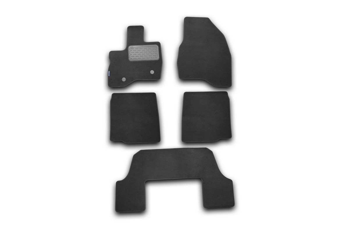 Коврики в салон автомобиля Novline-Autofamily для Ford Explorer, 2011 - 2015, универсальные, 5 штNLT.16.10.11.110kh Коврики в салон автомобиля Novline-Autofamily для Ford Explorer, 2011 - 2015, универсальные, 5 штNLT.16.10.11.110khТекстильные коврики Novline-Autofamily надежно поддерживают чистоту в салоне вашего автомобиля, эффективно впитывают грязь и влагу, легко чистятся пылесосом, а также отлично моются с использованием различных средств. Они абсолютно нейтральны к химическим реагентам, которыми обрабатывают дороги в зимний период. Изделия обладают повышенной стойкостью к истиранию, что позволяет им долго сохранять эстетичный внешний вид и существенно увеличить срок эксплуатации.