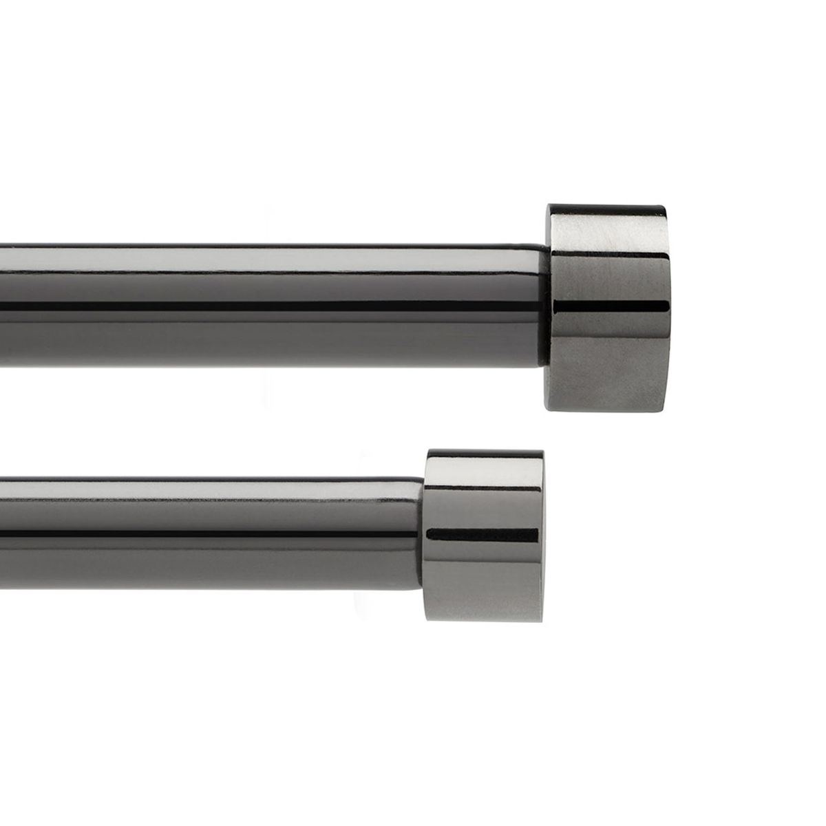 Карниз Umbra двойной Cappa (91-183 см) титан. 245963-624245963-624 Карниз Umbra двойной Cappa (91-183 см) титан. 245963-624245963-624Двойной карниз для штор Cappa имеет телескопическую конструкцию, которая позволяет регулировать его длину, и металлические украшения в виде насадок по краям. Диаметр переднего карниза 1,9 см, заднего 1,6 см. Крепления идут в комплекте.