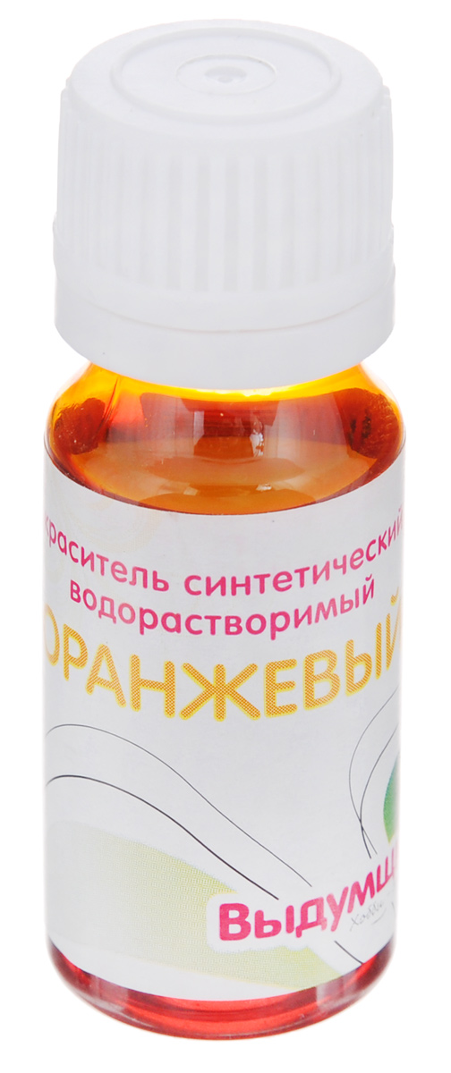 Краситель синтетический жидкий Выдумщики, цвет: оранжевый, 15 мл2700770022827_оранжевый Краситель синтетический жидкий Выдумщики, цвет: оранжевый, 15 мл2700770022827_оранжевыйКраситель Выдумщики применяется для окрашивания мыльной основы. Он безвреден для кожи и придает мылу особую индивидуальность. Всего несколько капель на 100 грамм мыльной основы придают отличный цвет вашему мылу. Краситель подвержен миграции. Жидкий синтетический краситель будет отличным помощником в домашнем мыловарении. Состав: красящие вещества, 4-аминонафталин, 1-сульфоновая кислота, 1,3-дисульфокислота, 3-оксинафталин, 7-оксинафталин, 1,3,6-трисульфоновая кислота, 2-сульфоновая кислота.