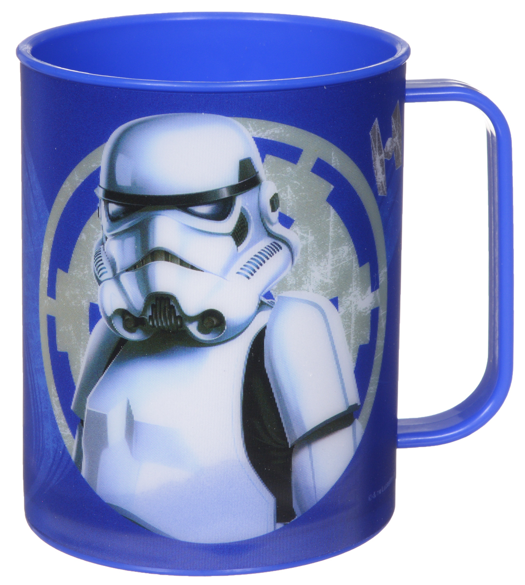 Star Wars Кружка детская Штурмовик 325 млSWM325-02 Star Wars Кружка детская Штурмовик 325 млSWM325-02Детская кружка Star Wars Штурмовик станет отличным подарком для любого фаната знаменитой саги. Она выполнена из полипропилена и оформлена рисунком с изображением имперского штурмовика. Специальное покрытие с отливом делает изображение на кружке более объемным. Объем кружки: 325 мл. Не подходит для использования в посудомоечной машине и СВЧ-печи.