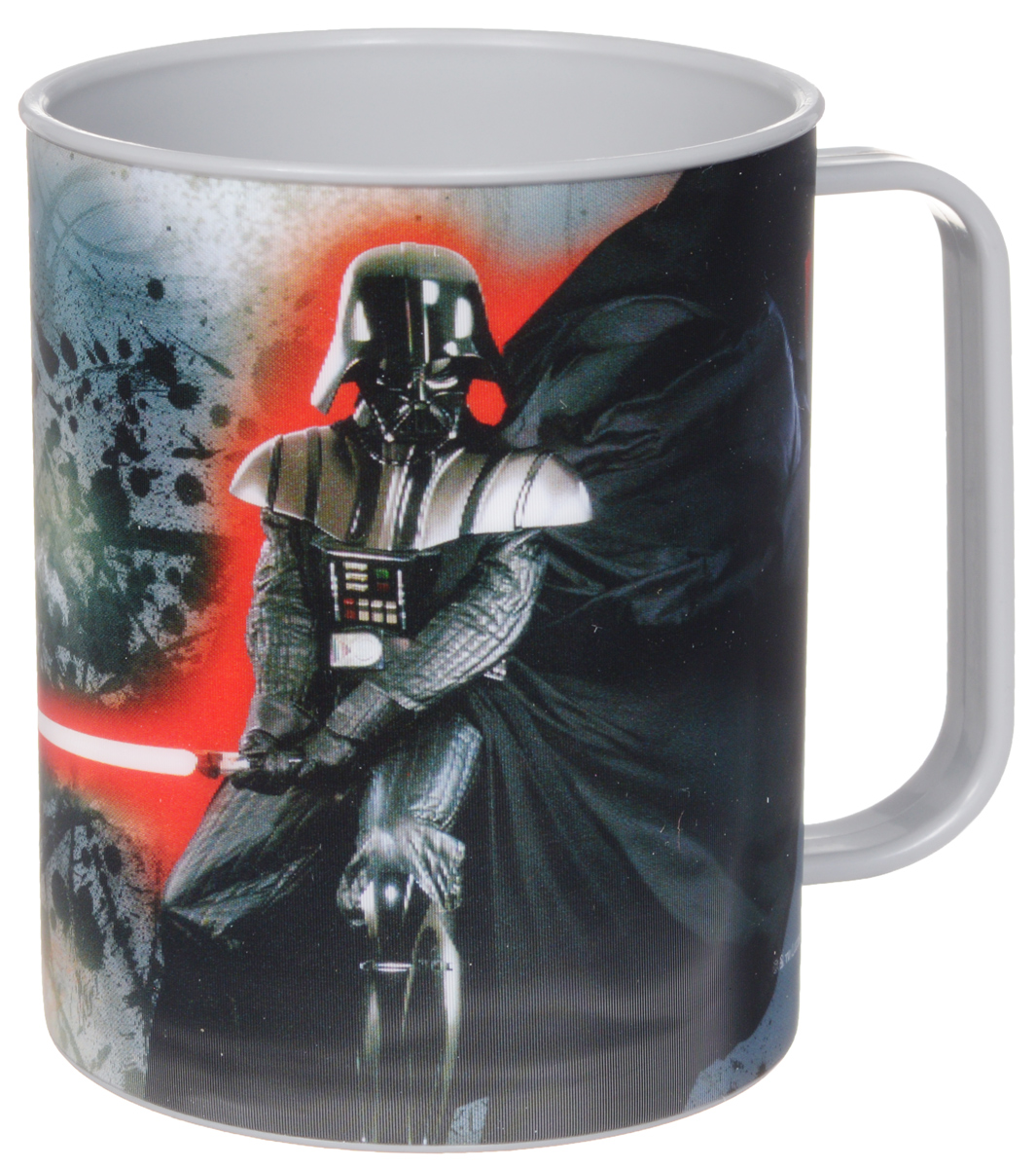 Star Wars Кружка детская Дарт Вейдер 325 млSWM325-01 Star Wars Кружка детская Дарт Вейдер 325 млSWM325-01Детская кружка Star Wars Дарт Вейдер станет отличным подарком для любого фаната знаменитой саги. Она выполнена из полипропилена и оформлена рисунком с изображением Дарта Вейдера в сопровождении штурмовиков. Специальное покрытие с отливом делает изображение на кружке более объемным. Объем кружки: 325 мл. Не подходит для использования в посудомоечной машине и СВЧ-печи.