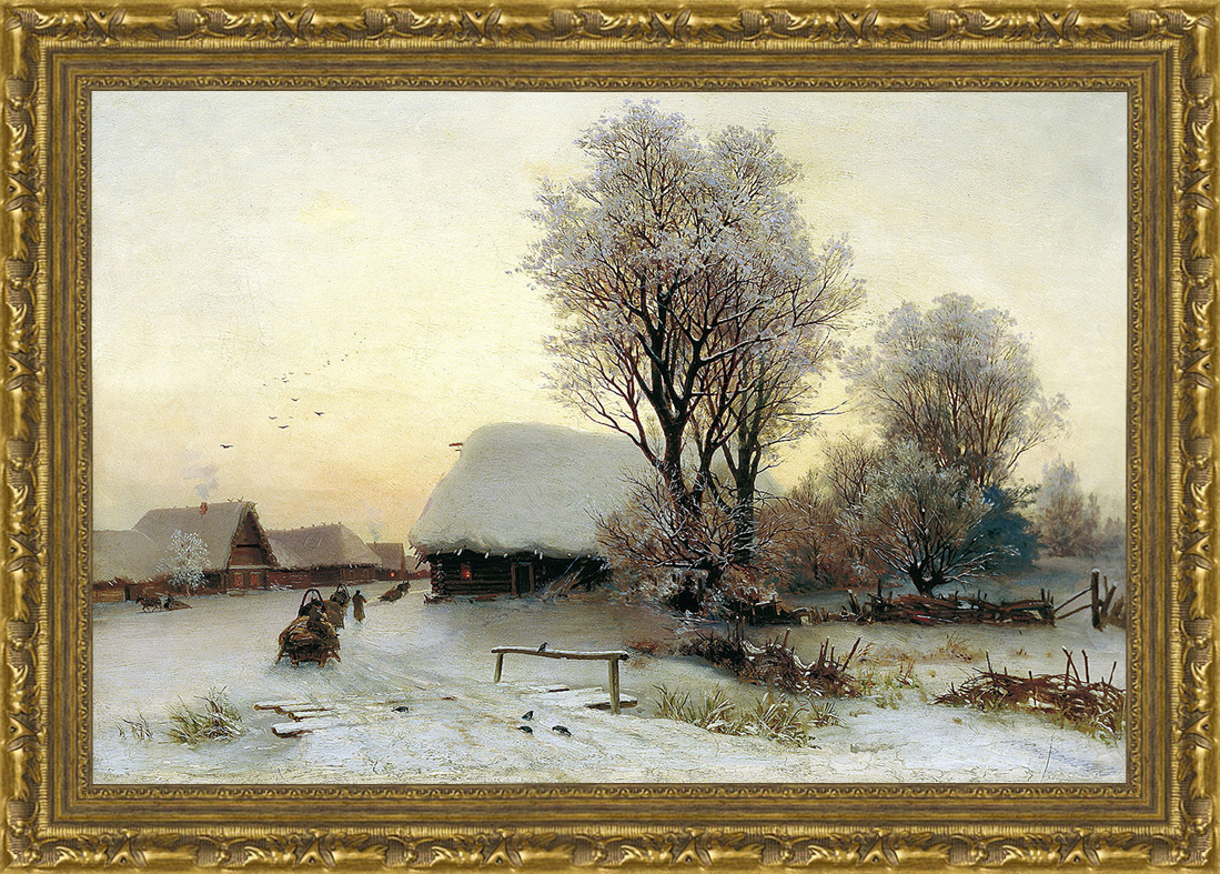 Зимний вечер (Г.П. Кондратенко), 28 x 40 см28x40 OZ169-50601 Зимний вечер (Г.П. Кондратенко), 28 x 40 см28x40 OZ169-50601Художественная репродукция картины Г.П. Кондратенко Зимний вечер. Размер постера (без рамки): 28 см x 40 см. Артикул: 28x40 OZ169-50601.