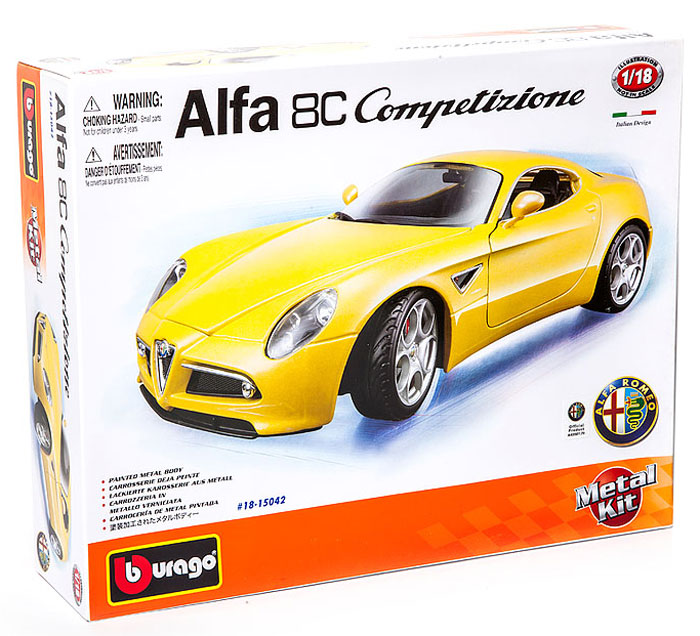 Bburago    Alfa 8C Competizione - Bburago18-15000_18-15042   Bburago Alfa 8C Competizione         .     1:18           Alfa 8C Competizione.         ,  -  .          .  :    ,    .     .