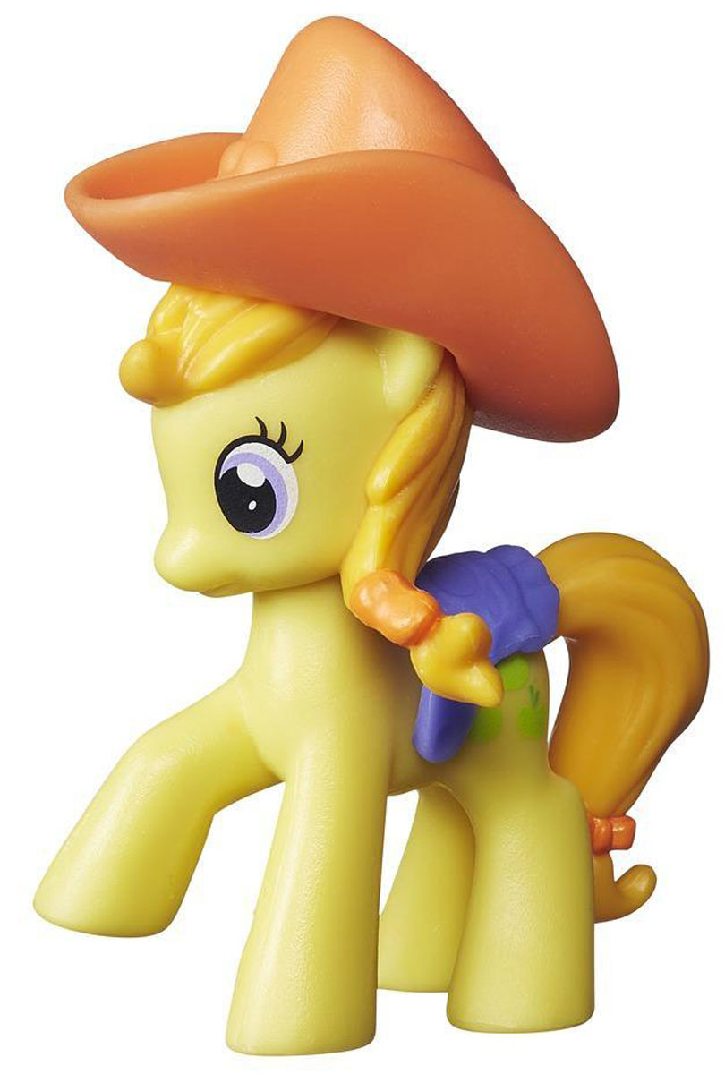 My Little Pony Фигурка Пони JonagoldB2071_B2202 My Little Pony Фигурка Пони JonagoldB2071_B2202Фигурка My Little Pony Пони Jonagold непременно понравится вашей малышке. Она выполнена из безопасного пластика в виде милой пони с красивыми большими глазами. Голова лошадки украшена широкополой ковбойской шляпой, а на спинке у нее - фиолетовое седло. Седло и шляпа съемные. Кьютимарка лошадки Джонаголд - три яблочка. Игры с такой игрушкой поспособствуют развитию у ребенка фантазии и любознательности, помогут овладеть навыками общения, воспитают чувство ответственности и заботы. Благодаря маленькому размеру фигурки ребенок сможет взять ее с собой на прогулку или в гости. Порадуйте свою малышку таким замечательным подарком!