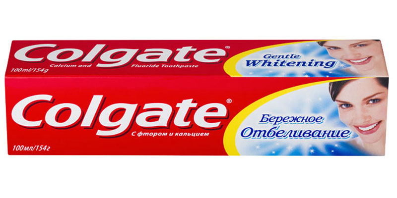 Colgate Зубная паста Бережное отбеливание 100 млFCN89246/FCN89027 Colgate Зубная паста Бережное отбеливание 100 млFCN89246/FCN89027Содержит очищающие микрочастицы, которые удаляют налет с поверхности зубной эмали, помогая безопасно восстанавливать естественную белизну зубов.