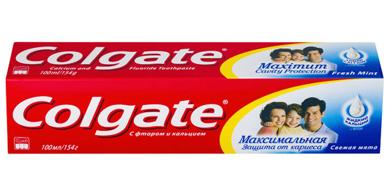 Colgate Зубная паста Максимальная защита от кариеса Свежая мята 100 млFCN89276/FCN89023 Colgate Зубная паста Максимальная защита от кариеса Свежая мята 100 млFCN89276/FCN89023Уникальная формула с жидким кальцием и фтором защищает и укрепляет эмаль зубов со всех сторон, проникая даже в труднодоступные места полости рта.