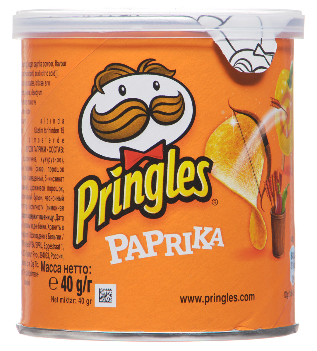 Pringles картофельные чипсы со вкусом паприки, 40 г7000255000 Pringles картофельные чипсы со вкусом паприки, 40 г7000255000Картофельные чипсы Pringles с экзотическим вкусом паприки подарят вам непередаваемую атмосферу восточного города.