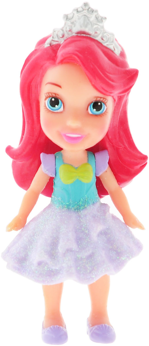 Disney Princess Мини-кукла Ариэль758960 Disney Princess Мини-кукла Ариэль758960Кукла-малышка Disney Princess Ариэль непременно понравится вашей дочурке. Кукла в виде принцессы Ариэль выполнена из пластика и одета в прекрасное переливающееся фиолетовое платье с бирюзовым лифом, на ножках - фиолетовые туфельки. На голове у принцессы - корона. Ручки, ножки и голова у куколки подвижные. Такая куколка очарует вас и вашу дочурку с первого взгляда! Ваша малышка с удовольствием будет играть с принцессой Ариэль, проигрывая сюжеты из мультфильма или придумывая различные истории. Порадуйте свою дочурку таким замечательным подарком!