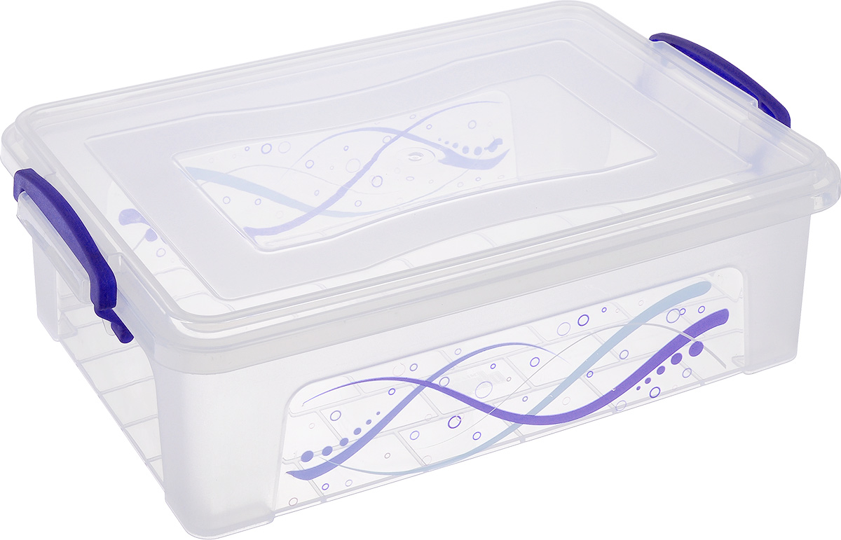 Контейнер Dunya Plastik Clear Box, цвет: прозрачный, синий, 3,75 л30253_прозрачный, синий Контейнер Dunya Plastik Clear Box, цвет: прозрачный, синий, 3,75 л30253_прозрачный, синийКонтейнер Dunya Plastik Clear Box выполнен из прочного пластика. Он предназначен для хранения различных мелких вещей. Крышка легко открывается и плотно закрывается. Прозрачные стенки позволяют видеть содержимое. По бокам предусмотрены две удобные ручки, с помощью которых контейнер закрывается. Контейнер поможет хранить все в одном месте, а также защитить вещи от пыли, грязи и влаги.