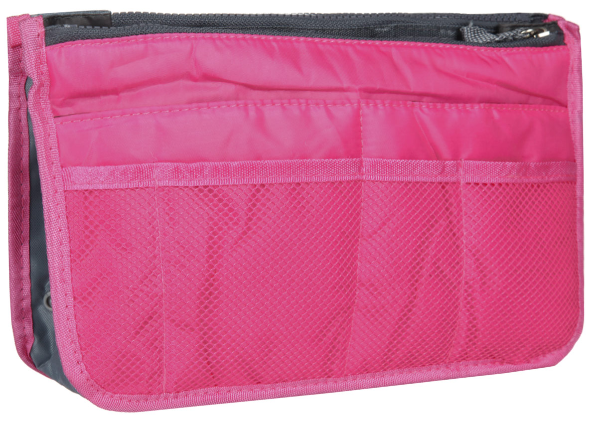 Косметичка-трансформер женская Cheribags, дорожная, цвет: розовый, серый. CT-26CT-26 Косметичка-трансформер женская Cheribags, дорожная, цвет: розовый, серый. CT-26CT-26Практичная косметичка-трансформер Cheribags выполнена из текстиля. Изделие содержит три основных отделения, два из которых закрываются на застежки-молнии. Снаружи, на передней и задней сторонах изделия, расположены четыре вместительных накладных кармана, шесть сетчатых карманов. Боковые стенки косметички дополнены кнопками, с помощью которых возможно увеличить объем изделия. Косметичка оснащена двумя практичными ручками для переноски. Вместительная косметичка Cheribags станет незаменимой спутницей в дальних поездках.