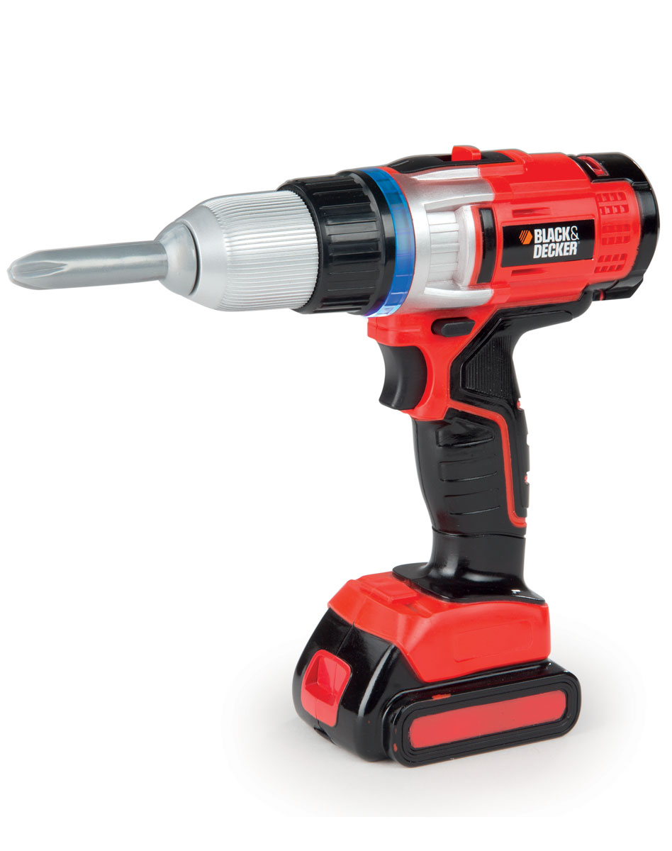 Smoby Электронная дрель Black & Decker500257 Smoby Электронная дрель Black & Decker500257Дрель Black & Decker - великолепная игрушка для юного строителя. В комплект с дрелью входят три насадки. Во время работы дрель издает звуки, аналогичные звукам настоящей работающей дрели. Практичный инструмент для сюжетно-ролевой игры в строителя или ремонтника достаточно детализирован для того, чтобы создавать необходимую для таких игр иллюзию реальности. Порадуйте своего ребенка таким чудесным набором инструментов. Для работы инструмента требуются 2 батарейки АА (комплектуется демонстрационными).