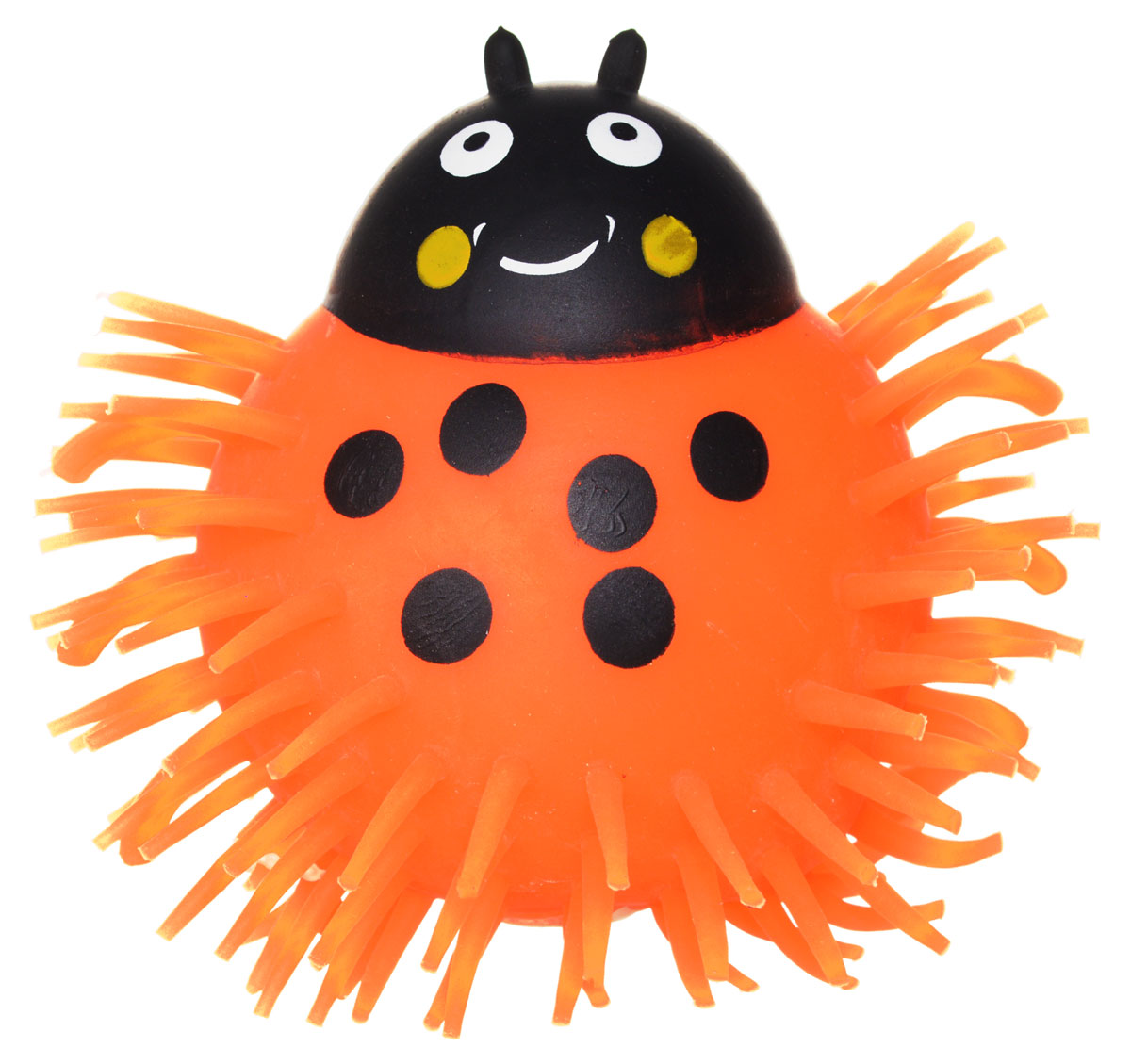 1TOY Игрушка-антистресс Ё-Ёжик ЖукТ56227 1TOY Игрушка-антистресс Ё-Ёжик ЖукТ56227Ё-Ёжик - это яркая игрушка-антистресс - мягкая, приятная на ощупь и напоминающая свернувшегося ёжика. Взяв игрушку в руки, расстаться с ней просто невозможно! Её не только приятно держать в руках, если перекинуть игрушку из руки в руку, она начнёт мигать цветными огоньками. Игрушка ярко-оранжевого цвета с черным рисунком и длинными мягкими колючками. Данная игрушка рассчитана на широкую целевую аудиторию, как детей от трёх лет, так и взрослых. Ё-Ёжик обязательно станет самым любимым забавным сувениром.