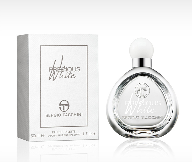 Sergio Tacchini PRECIOUS WHITE WOMAN туалетная вода 50 мл12895 Sergio Tacchini PRECIOUS WHITE WOMAN туалетная вода 50 мл12895Древесные, цветочные. Водяные ноты, магнолия, роза, махагони, мускус, сандаловое дерево, арбуз, груша, персик