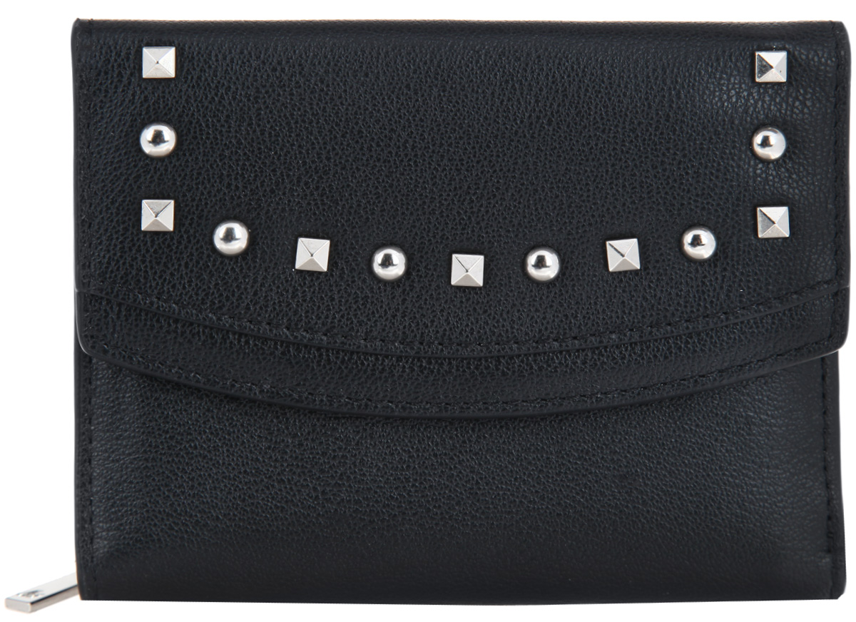 Кошелек женский Leo Ventoni, цвет: черный. L330942L330942-nero Кошелек женский Leo Ventoni, цвет: черный. L330942L330942-neroСтильный женский кошелек Leo Ventoni выполнен из натуральной кожи, оформлен металлической фурнитурой и символикой бренда. Изделие содержит три отделения. Отделение для монет закрывается на молнию. Отделение для купюр закрывается на кнопку и содержит: одно отделение для купюр, четыре накладных кармана, шесть карманов для кредитных карт. Дополнительное отделение содержит накладной карман, закрывающийся на кнопку. Изделие поставляется в фирменной упаковке. Кошелек Leo Ventoni станет отличным подарком для человека, ценящего качественные и практичные вещи.