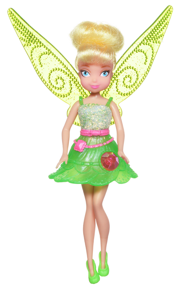 Disney Fairies Мини-кукла Pirate Fairy Tink762590_Tink Disney Fairies Мини-кукла Pirate Fairy Tink762590_TinkКукла Disney Fairies Pirate Fairy. Tink поможет вашей малышке окунуться в сказочный мир. Кукла создана по мотивам мультфильма Загадка пиратского острова. Tink - фея, чье волшебное мастерство непревзойденно. Куколка одета в зеленое блестящее платье с розовым поясом на ножках - туфельки в тон платью. На юбочке платья расположен крупный блестящий кристалл. За спиной феи - съемные полупрозрачные крылышки. Ручки и ножки куколки подвижны. Игры с куклой способствуют эмоциональному развитию ребенка, а также помогают формировать воображение и художественный вкус. Ваша малышка с удовольствием будет играть с этой куколкой, проигрывая сюжеты из мультфильма или придумывая различные истории. Порадуйте свою принцессу таким великолепным подарком!