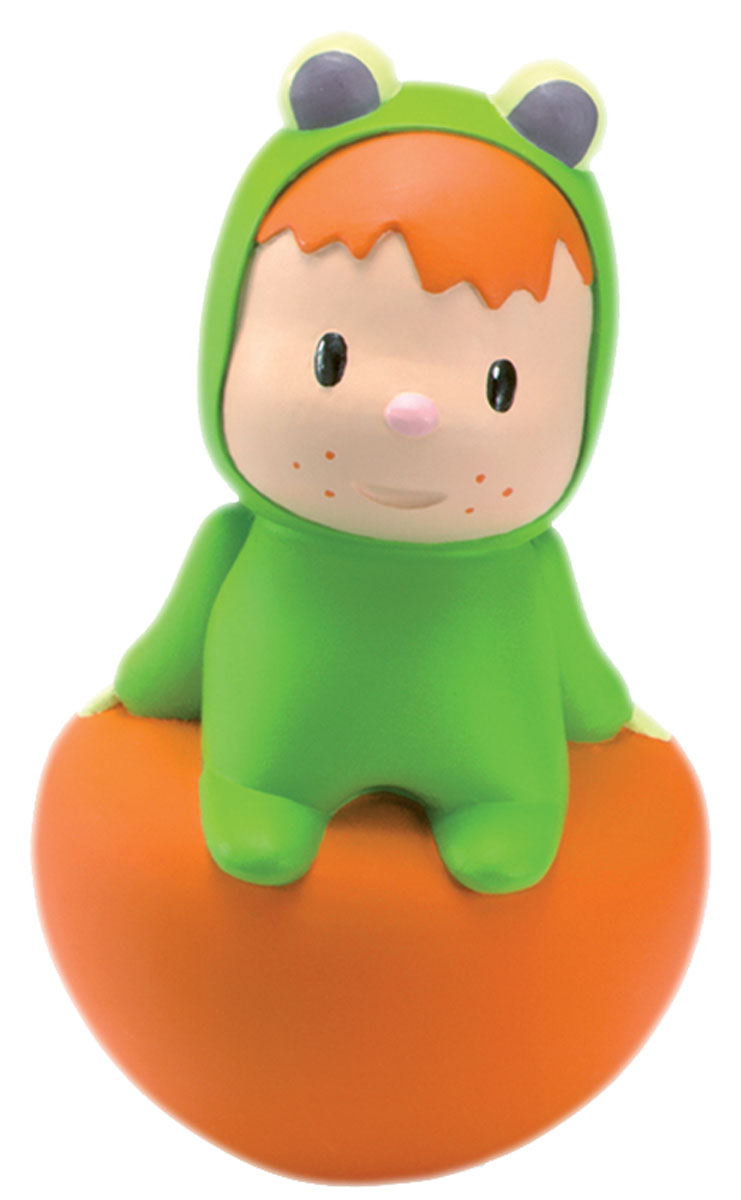Smoby Неваляшка Лягушонок Wabap211311 Smoby Неваляшка Лягушонок Wabap211311Неваляшка Smoby Лягушонок Wabap поможет в развитии мелкой моторики, тактильного восприятия, слуха, ловкости и координации движений малыша. Игрушка выполнена из безопасных для ребенка материалов. Симпатичная игрушка переваливается с боку на бок под мелодичный перезвон и никогда не падает. Малыш с удовольствием будет рассматривать неваляшку, качать ее, толкать и наблюдать за ее неспешными движениями, прислушиваясь к нежному звуку.